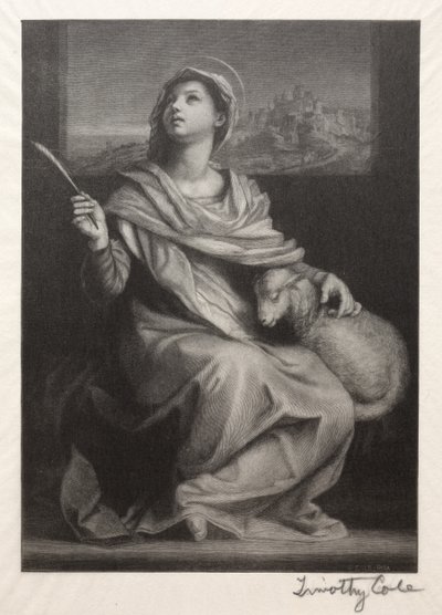 Alte italienische Meister: St. Agnes, 1888-1892 von Timothy Cole