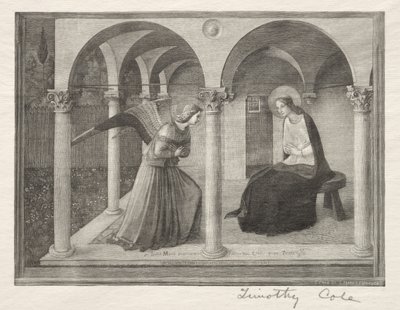 Alte italienische Meister: Die Verkündigung, 1888-1892 von Timothy Cole