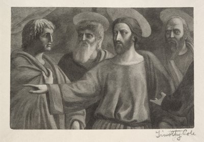 Alte italienische Meister: Das Zinsgroschen, 1888-1892 von Timothy Cole