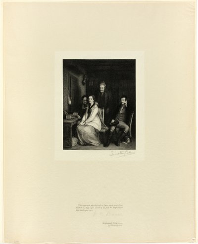 Die Ablehnung, aus Alte englische Meister von Timothy Cole