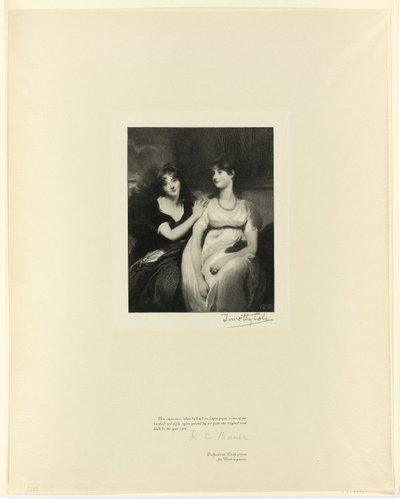 Die Schwestern, aus Old English Masters von Timothy Cole