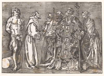 Sechs stehende Heilige von Titiaan