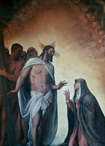 Erscheinung des auferstandenen Christus vor der Jungfrau von Titian (c.1488 1576)