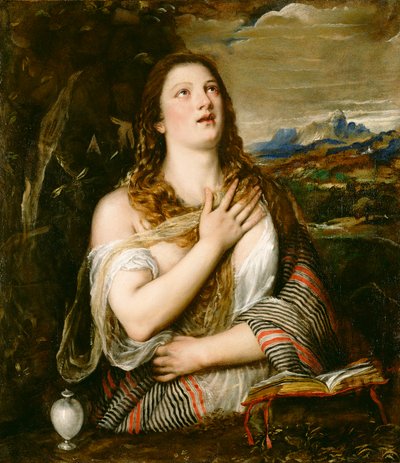 Die reuige Magdalena, ca. 1555-65 von Tiziano Vecelli