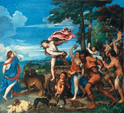 Bacchus und Ariadne von Tiziano Vecelli