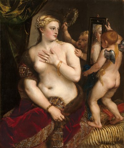 Venus mit Spiegel von Titian