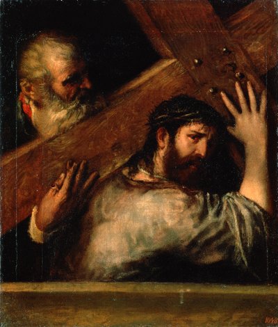 Christus trägt das Kreuz, 1560er Jahre von Tiziano Vecelli