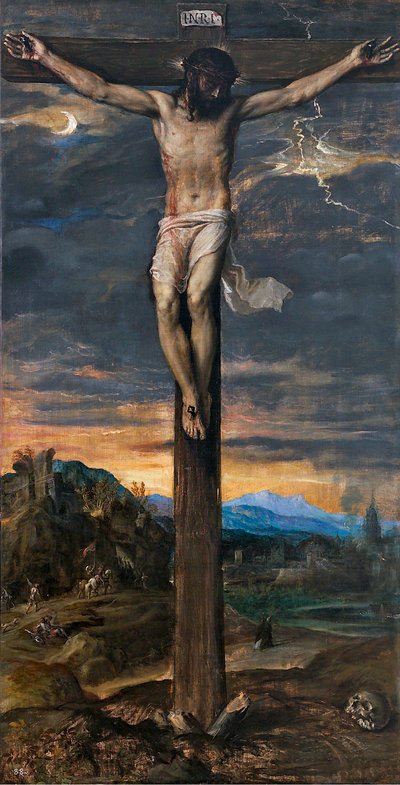Christus am Kreuz, um 1565 von Tiziano Vecelli