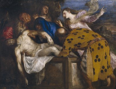 Die Grablegung Christi, 1572 von Tiziano Vecelli