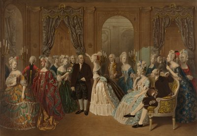 Franklin am Hof von Frankreich - 1778 von Todros Geller