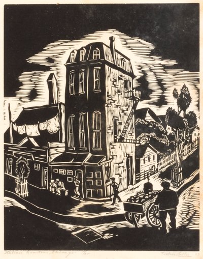 Italienische Viertel, Chicago von Todros Geller