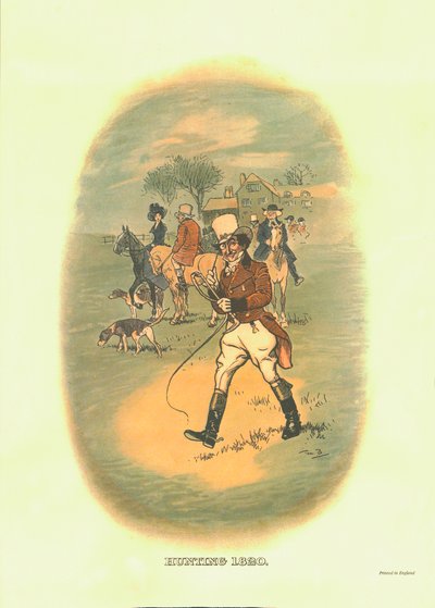 Jagd, 1820, um 1910 von Tom Browne