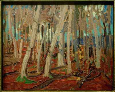 Ahornwälder, kahle Stämme, 1915 von Tom Thomson