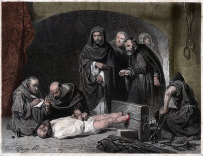 Inquisition im Mittelalter. 1841 von Tony Robert Fleury