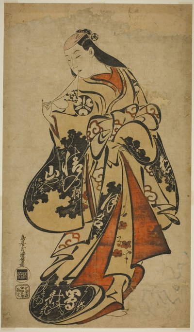 Der Schauspieler Tsutsui Kichijuro von Torii Kiyomasu I