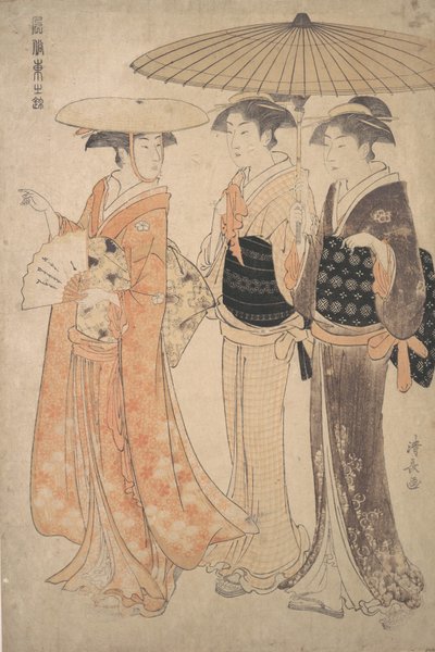 Die Promenade von Torii Kiyonaga