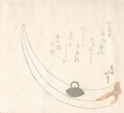 Hornblumenvase, 19. Jahrhundert von Totoya Hokkei