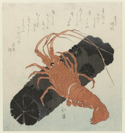 Hummer mit Holzkohle von Totoya Hokkei