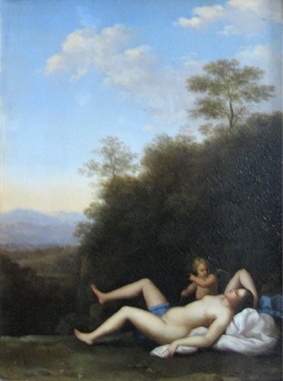 Schlafende Nymphe von Toussaint Gelton