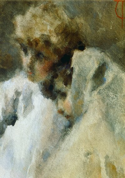 Zwei Köpfe, von Tranquillo Cremona von Tranquillo Cremona