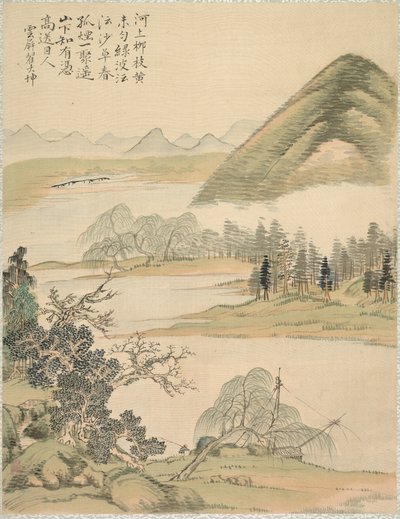 Weidenzweige im Frühling, 1847 von Tsubaki Chinzan