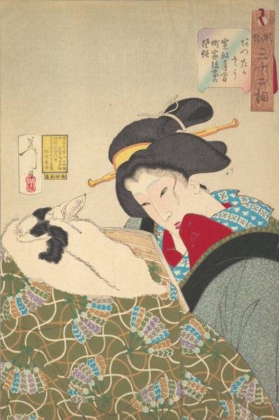 Wärme fühlen, 1888 von Tsukioka Yoshitoshi
