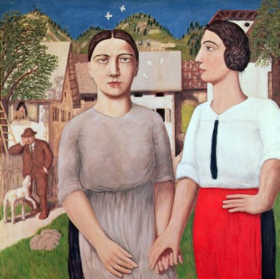Der Hof der Tauben von Tullio Garbari