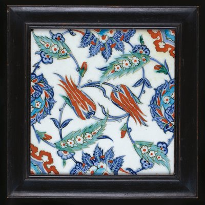 Eine Iznik-Keramikfliese, ca. 1580 von Turkish School