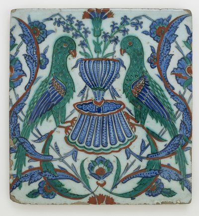 Fliese, Iznik, Osmanische Dynastie von Turkish School