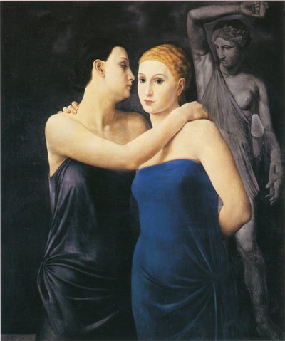Die Freundinnen, 1924 von Ubaldo Oppi
