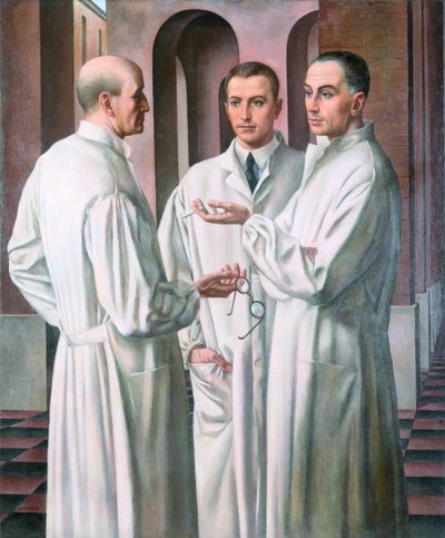 Die Chirurgen, 1926 von Ubaldo Oppi