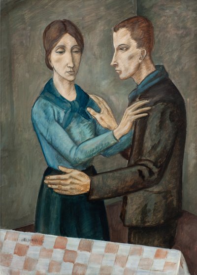 Das verlobte Paar (Der Abschied) von Ubaldo Oppi