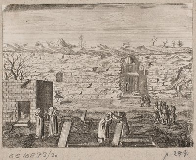 Ein türkischer Friedhof von Ubekendt