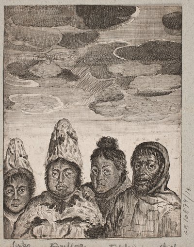 Vier Inuit von Ubekendt