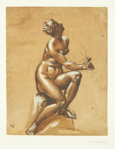Nackte Frauenfigur von Ubekendt