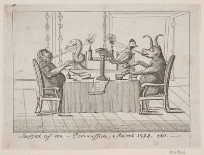 Das Sonderbare einer Kommission im Jahr 1798 von Ubekendt
