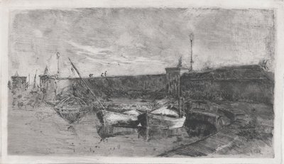 Der Hafen von Viareggio von Uberto dell
