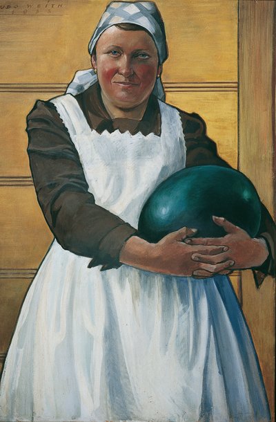 Frau mit Melone von Udo Weith