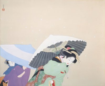 Große Schneeflocken von Uemura Shoen