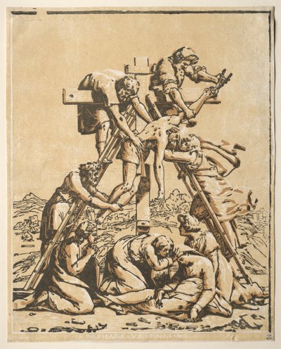 Abnahme vom Kreuz von Ugo da Carpi