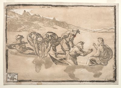Der wunderbare Fischfang von Ugo da Carpi