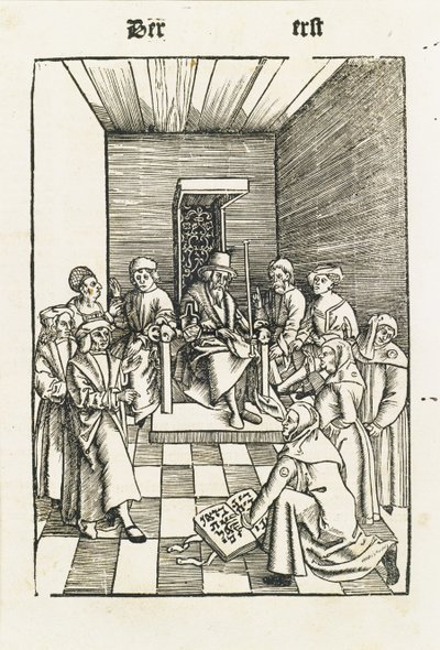 Jüdischer Eid aus dem Laienspiegel, Augsburg, 1509 von Ulrich Tengler
