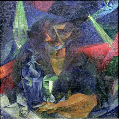 Komposition mit Frauenfigur von Umberto Boccioni