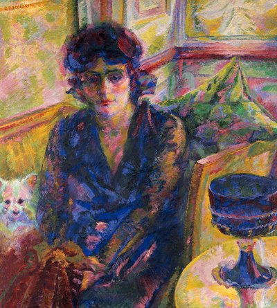 Porträt von Frau Cragnolini Fanna von Umberto Boccioni