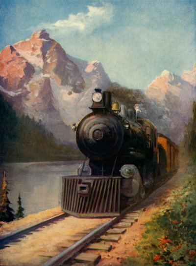 Ein Canadian Pacific Transcontinental Express, 1930 von Unbekannt