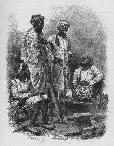Eine Gruppe von Jats, 1902 von Unbekannt