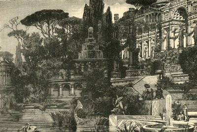 Eine römische Villa, 1890 von Unbekannt