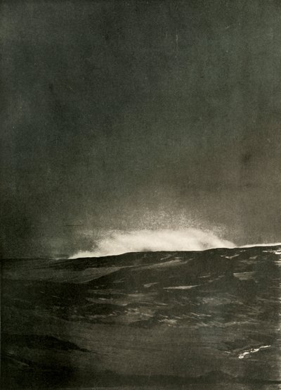 Eine Dampferuption am Mount Bird, um 1908 von Unbekannt