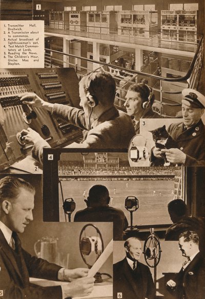 Ein Besuch bei der BBC 1-6, 1937 von Unbekannt