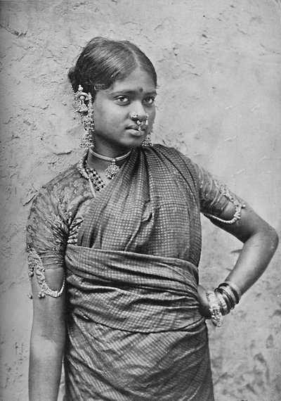 Eine Nautch-Tänzerin, Madras Präsidentschaft, 1902 von Unbekannt